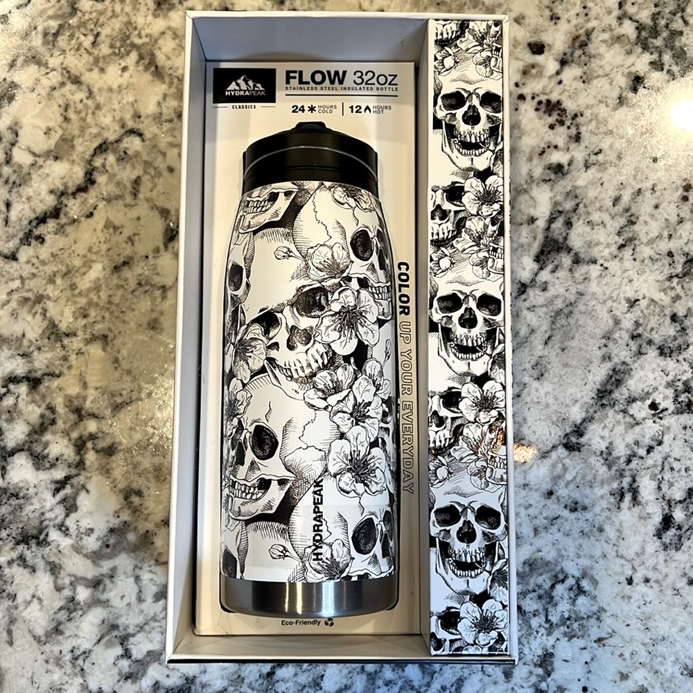 Hydrapeak Artisan Collection 32oz Stainless Steel Insulated Bottle.  NWT.